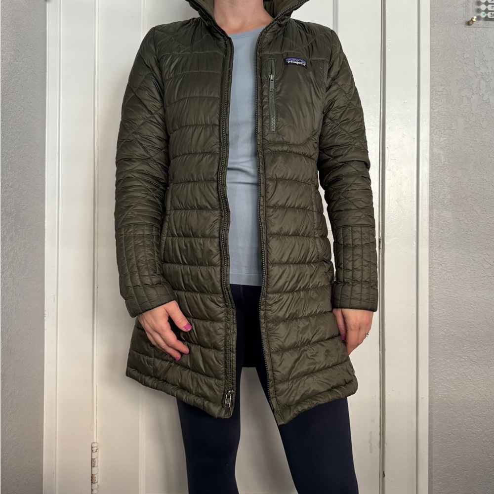 Patagonia Women's Olive Green Quilted Jacket